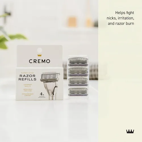 Miniatura 2 de Cremo Recambios de maquinilla de afeitar para hombres, asombrosamente superiores para hombres, compatibles con maquinillas de afeitar Cremo Razors