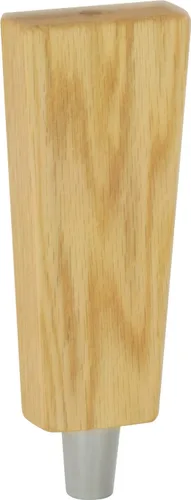Miniatura 2 de Mango de grifo cónico de roble rojo macizo de 6.5 pulgadas