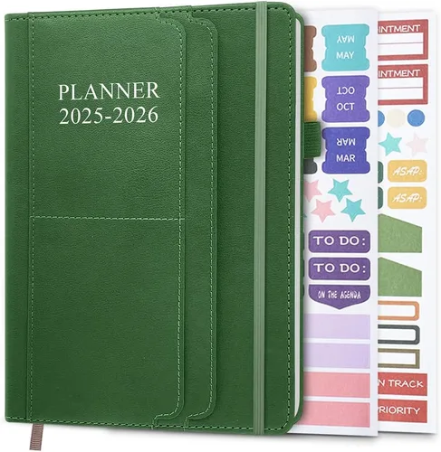 Miniatura 13 de Planificador 2026-2027 - 18 Meses (Ene 2026 - Jun 2027) Agenda Planificador 5.8" x 8.5", 2026-2027 Planificadores Semanales y Mensuales con Tapa