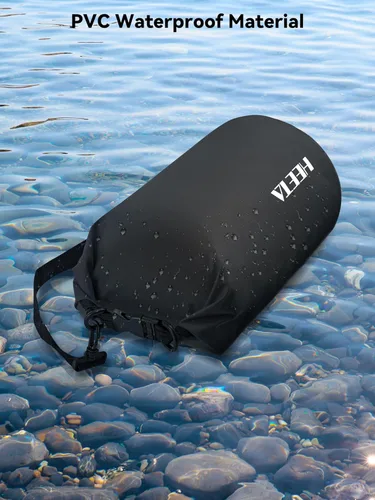 Miniatura 3 de HEETA - Bolsa seca impermeable para mujeres y hombres (versión actualizada) 5 L/10 L/20 L/30 L/40 L, bolsa de almacenamiento seca ligera con parte