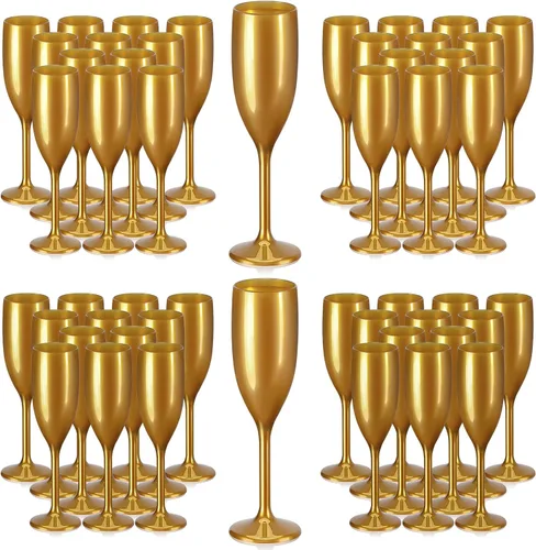 Miniatura 11 de XUWAIDSGN Copas de champán acrílicas, copas de tostado irrompibles con barra de mimosa, copas de vino reutilizables, copas de champán vintage, copas