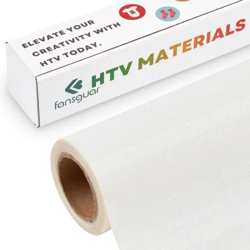 Miniatura 17 de Vinilo de transferencia de calor HTV con purpurina de 12 x 12 pulgadas, paquete de 15 hojas para planchar para bricolaje, camisas y regalos