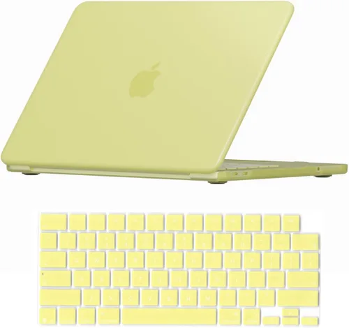 Miniatura 46 de Se7enline Compatible con MacBook Air 2025 2024 2023 de 15 pulgadas M4 M3 M2 Funda rígida para laptop Mac Air de 15.3 pulgadas M4 M3 M2 Chip
