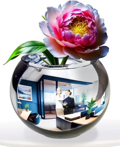 Miniatura 8 de TidyFriend Espejo Convexo Bola de Adivinación Decoraciones de Cubículo - Espejo de Escritorio Magic 8 para Ver Detrás de Ti, Accesorios Estéticos