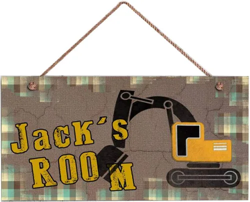 Miniatura 9 de XIUXZMM Letrero de hipopótamo, letrero personalizado de bosque, nombre del niño, letrero de puerta para niños, decoración de guardería de bebé
