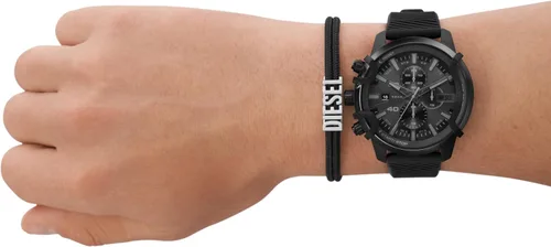 Miniatura 5 de Diesel Mini reloj de cuero Griffed DZ4604