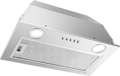 Campana extractora de 20 pulgadas, campana de cocina integrada de 600 CFM, convertible con conductos/sin conductos, inserto de campana de