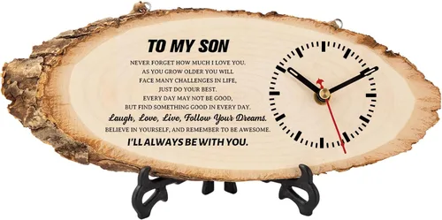 Miniatura 10 de Regalos para papá de hija e hijo, ideas de regalo de Navidad y cumpleaños para papá, reloj de madera, regalo personalizado para papá, regalos