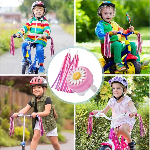 Miniatura 7 de Zacro Funda de cojín de gel para asiento de bicicleta para niños y niñas, funda de asiento de bicicleta antideslizante para niños pequeños, Rosa