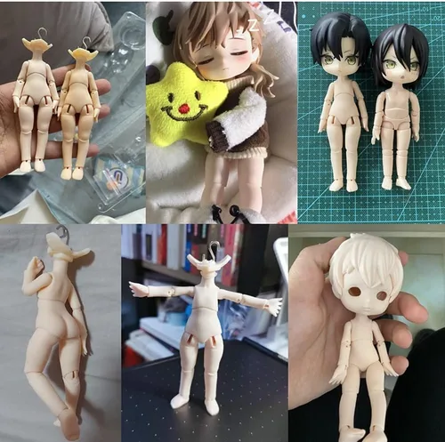 Miniatura 6 de UFDoll 1/12 Cuerpo para GSC, STO Head 1 / 12bjd - Figura de acción de muñeca articulada, repuesto para muñeca (piel blanca)