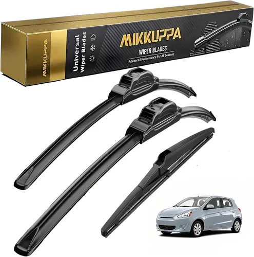 Miniatura 31 de MIKKUPPA Juego de 3 limpiaparabrisas de 22+21+12 pulgadas - Reemplazo para Dodge Durango 2011-2023, Jeep Grand Cherokee 2011-2013 - Limpiaparabrisas