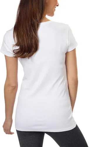 Miniatura 3 de Kirkland Signature Camisetas prémium de algodón con cuello en V para mujer