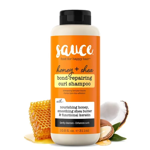Miniatura 9 de SAUCE Honey + Coconut Bond Repair - Acondicionador para cabello rizado, 10.5 onzas líquidas, controla el encrespamiento, ayuda a reparar el daño