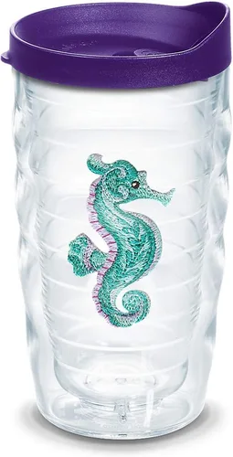 Miniatura 16 de Vaso surtido de animales tropicales de 16 onzas con tapa, paquete de 4