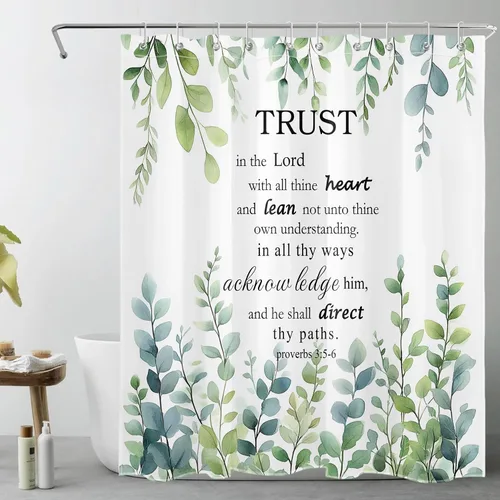 Miniatura 12 de HVEST Cortina de ducha geométrica rosa con ganchos, cortina de ducha moderna geométrica abstracta gris y blanco para baño, 72 x 72 pulgadas, juego