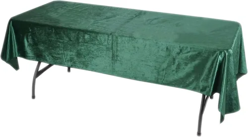 Miniatura 31 de Efavormart - Mantel rectangular de terciopelo negro prémium de 60 x 102 pulgadas para eventos de fiesta de boda