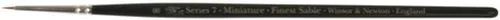 Miniatura 17 de Winsor & Newton - Pincel de punta redonda serie 7 Kolinsky Sable para acuarela (#000)
