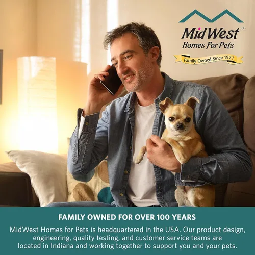 Miniatura 3 de MidWest Homes for Pets - Funda XXL para jaula de perro, cubierta de perrera de poliéster negro para privacidad, apta para la mayoría de jaulas