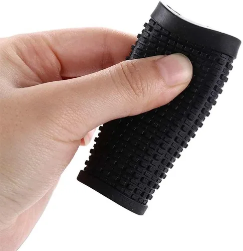Miniatura 6 de 1 par de empuñaduras para manillar de bicicleta, cubierta protectora negra para manillar de bicicleta, agarres de extremo para scooter, bicicleta