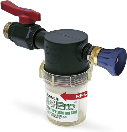 Miniatura 6 de Underhill PelletPro - Aplicador en línea para grifo de manguera de jardín, macho GHT de 3/4 pulgadas, hembra GHT de 3/4 pulgadas, conector
