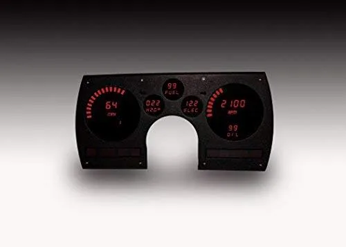 Miniatura 4 de Intellitronix Corp. 1982-1990 Camaro LED Digital Dash Panel de reemplazo (azul) DP4003B