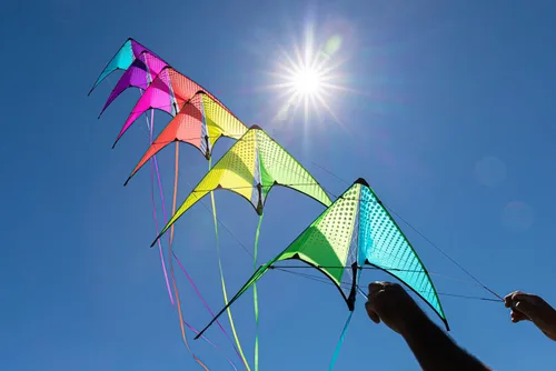 Miniatura 5 de Prism Kite Technology Neutrino - A Fast and Responsive Kite to Test Your Reflexes Naranja