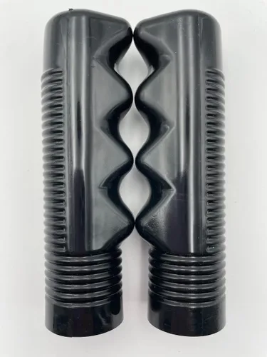 Miniatura 2 de Finger Groove Nub - Puños acanalados clásicos antideslizantes para barra de mango de 1 pulgada, 1 par