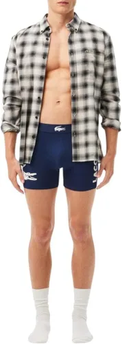 Miniatura 8 de Lacoste Troncos elásticos de algodón con estampado de cocodrilo grande para hombre, paquete de 3