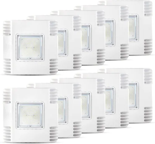 Miniatura 12 de OSTEK Luz LED para toldo de 150 W, para gasolinera, luz de techo de 5700 K, clasificación para exteriores (equivalente a 800 W HID/HPS), luces