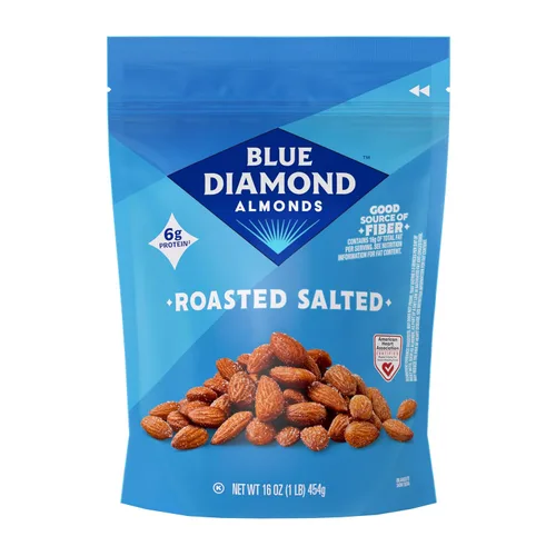 Miniatura 29 de Blue Diamond Almonds, Almendras espolvoreadas de cacao asadas al horno, 14 onzas