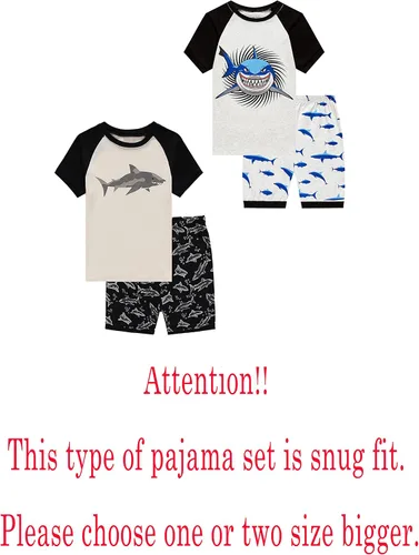 Miniatura 2 de Pijama Family Feeling para niño, conjunto de pijama con short, 100% algodón