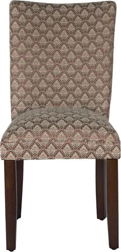 Miniatura 33 de HomePop Silla de comedor clásica Parsons - Tejido gris (juego de 2)