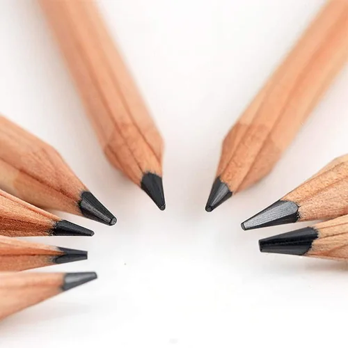 Miniatura 5 de YYMIYU Dibujo Pintura Lápiz de Madera Lápiz de Boceto 12 Lápices por Caja (2B)