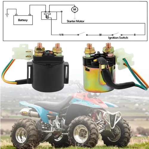 Miniatura 5 de Relé de encendido solenoide de alta calidad para Yamaha Big Bear 350 YFM350 YFM BigBear 1987 1988 1989 1990 1991 1992 1993 1994 1995 1996 1997 1998