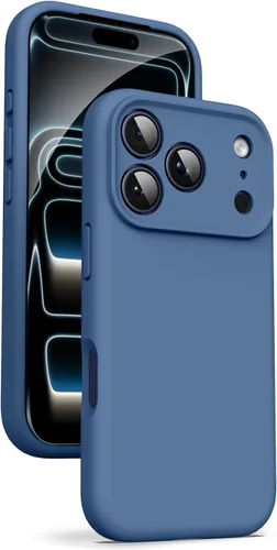 Miniatura 135 de Supdeal Funda de silicona líquida para iPhone 12 Pro Max, [protección de cámara] [antihuellas dactilares] [carga inalámbrica] Funda protectora de 4