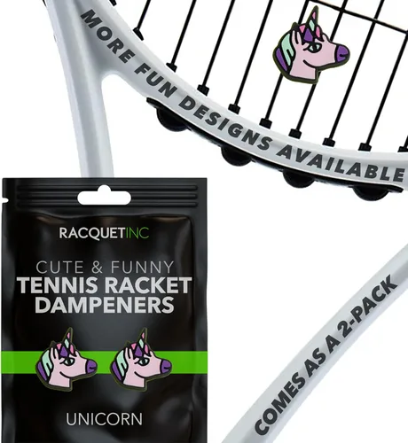 Miniatura 40 de Racquet Inc Regalos de Tenis - Amortiguadores de Vibración para Raqueta de Tenis - Absorbe Choques, Reduce la Vibración de las Cuerdas para Mejor