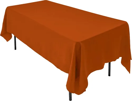 Miniatura 18 de AK TRADING CO. Mantel rectangular de poliéster de 60 x 102 pulgadas, fabricado en Estados Unidos, resistente a las arrugas, ignífugo, duradero