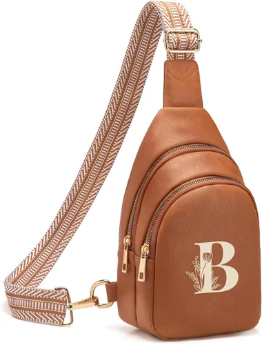 Miniatura 55 de Viverte Bolsas Cruzadas para Mujeres Bolso de Hombro Inicial Riñoneras Personalizadas Regalos para Mamá Mujer Esposa
