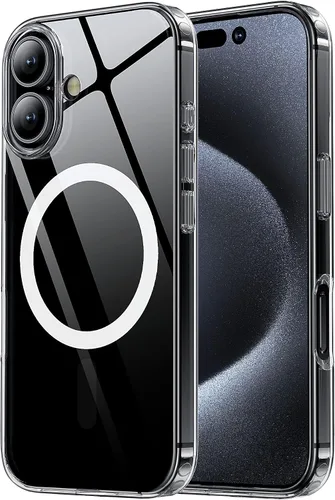 Miniatura 95 de Tigowos Magnetic Guardian - Funda diseñada para iPhone 11 Pro [probada en caídas de grado de 10 pies y compatible con MagSafe] Funda delgada Negro