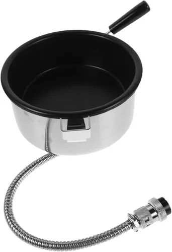 Luxshiny Olla de repuesto de aluminio antiadherente de 8 onzas para máquina de hacer palomitas de maíz, accesorios para uso doméstico y fiestas