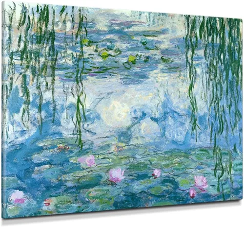 Miniatura 86 de Pinturas clásicas mundiales de Claude Monet Impresión giclée sobre lienzo alargado, pieza de galería para colgar y decorar el hogar, The CliffWalk