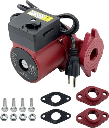 Miniatura 13 de UPS26-99FC 52722512 Bomba de circulador de agua/bomba de caldera 1/6HP Compatible con calefacción radiante, calefacción hidrónico, calefacción
