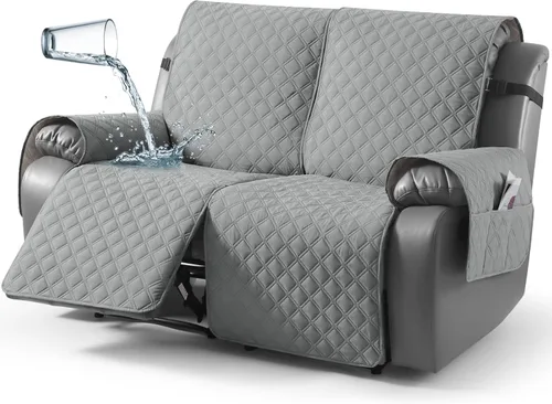 Miniatura 38 de TAOCOCO - Funda antideslizante para silla reclinable, funda para sofá, funda para silla reclinable pequeña con correas elásticas, protector