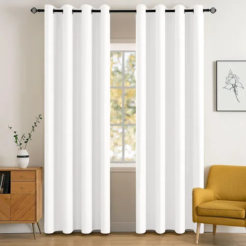 Miniatura 59 de MIULEE Cortinas opacas para dormitorio o sala de estar, juego de 2 paneles de cortina para ventana con aislamiento térmico y bloqueo de luz