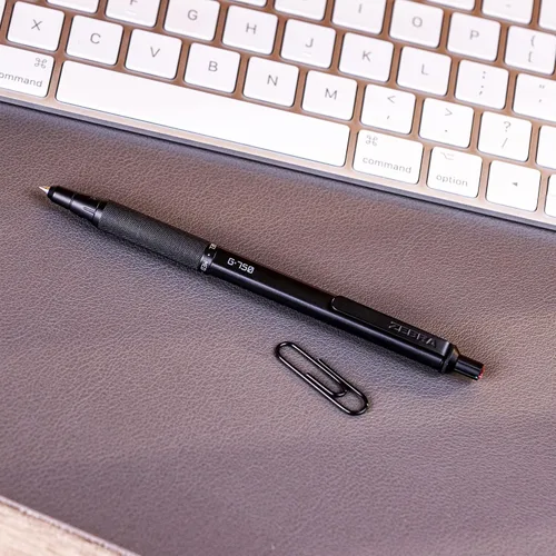 Miniatura 4 de Zebra Pen G-750 y M-701 - Juego de regalo de bolígrafo de gel retráctil, barril de metal premium, punta media/fina, 0.028 in, paquete de 2 (10512)