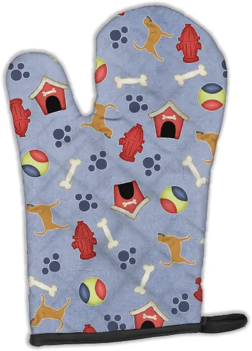 Miniatura 61 de Caroline's Treasures BB4872OVMT - Guante de horno de Navidad Affenpinscher resistente al calor, grueso para sartenes calientes y horno, manopla