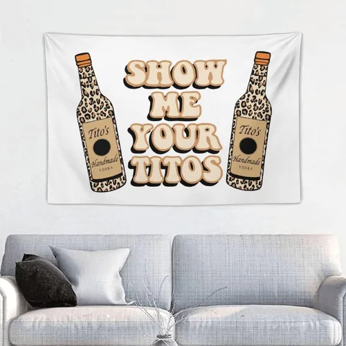 Flurvivo Tapices de estilo leopardo marrón de 40 x 60 pulgadas, tapiz estético para colgar en la pared, bandera, póster artístico para decoración