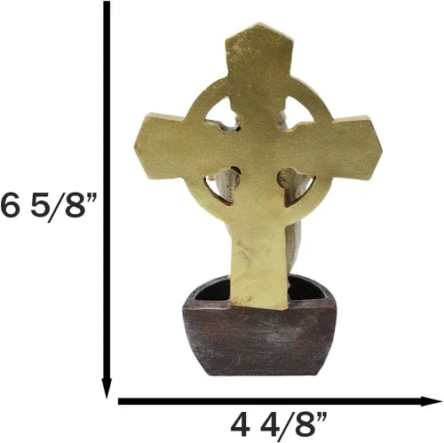 Miniatura 6 de Ebros Gift Virgen Madre María Virgen Nuestra Señora de Gracia Placa de aparador montado en la pared o escritorio Fuente de agua bendita Iglesia