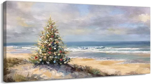 Miniatura 8 de GUTTATY Lienzo decorativo para pared, cuadros del océano, pintura de arte costero para decoración de pared de sala de estar, póster de mar, arte