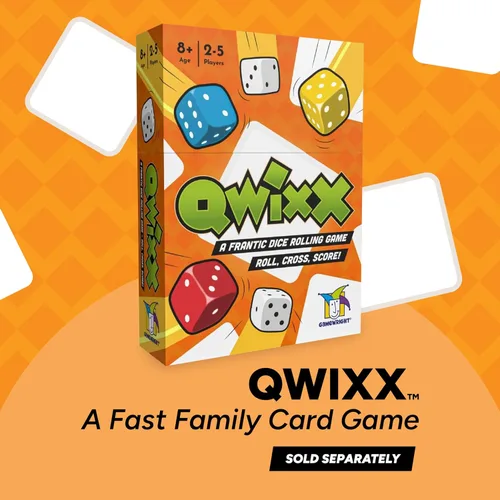 Miniatura 6 de Gamewright Qwixx Mixx - Juego de mesa genuino, tarjetas de puntuación de repuesto para mejorar el juego Qwixx - Un juego de dados rápido
